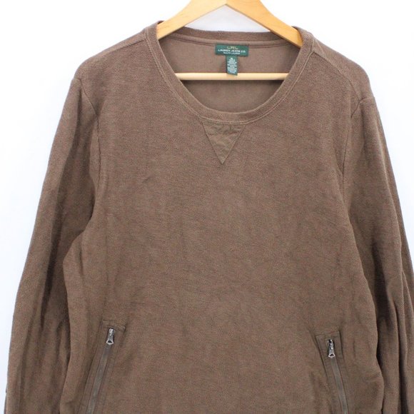 LRL Lauren Jeans Co. Ralph Lauren Shirt Mens Brown Pullover Long Sleeve XL - Picture 3 of 9